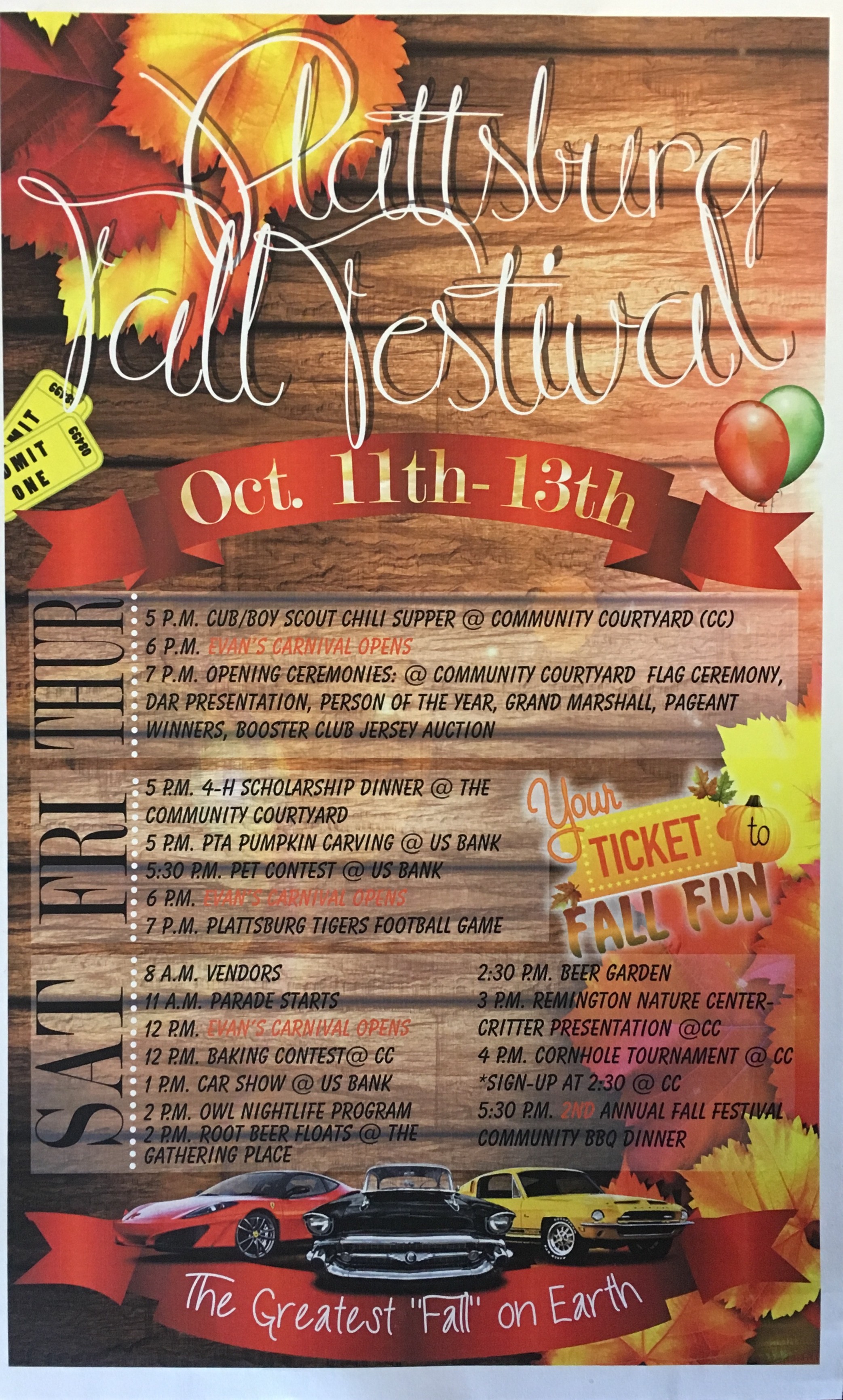 Fall Festival Flyer