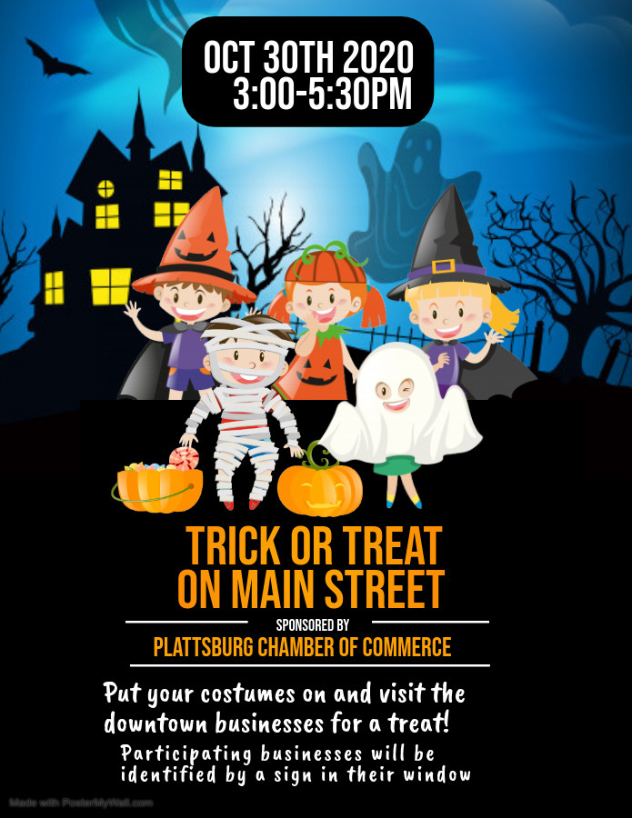 Trick Or Treat On Main St Flier